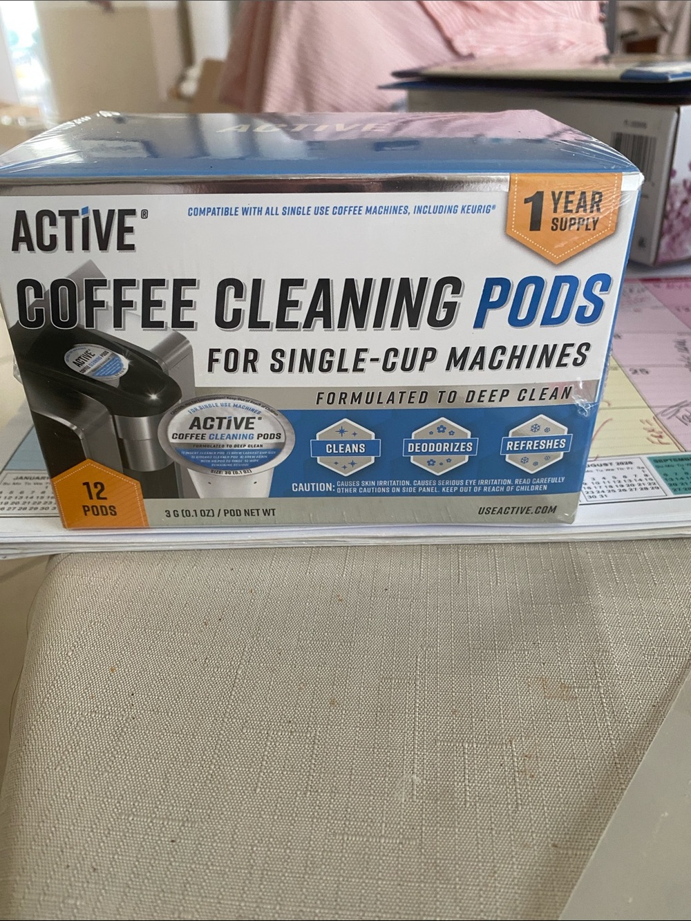 Coffee Cleaning Pods Box